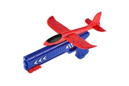 Letadlo vystřelovací pěnové s pistolí 26cm červené